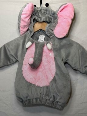 Boutique Infant Halloween Costume Plush Baby ELEPHANT 0-6 months